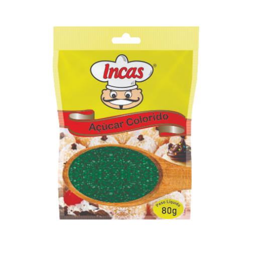 acucar de cor verde
